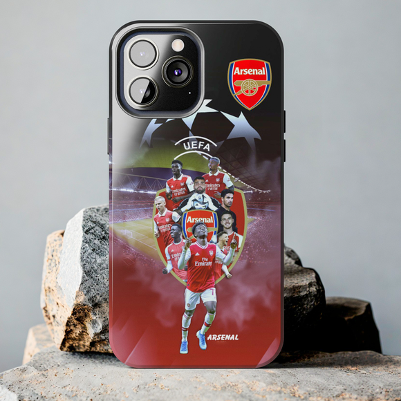 Arsenal High Quality Tough Phone Case for iPhone 15 14 13 12 Series