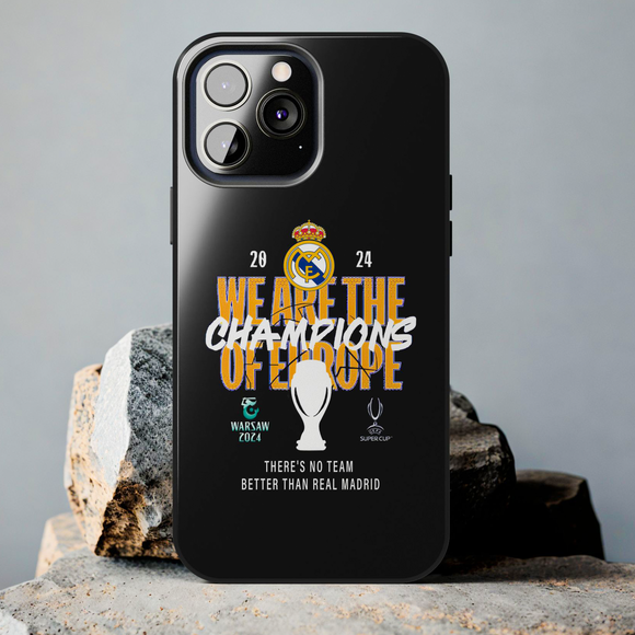 Real Madrid Wins 2024 UEFA Super Cup Phone Case for iPhone 15 14 13 Series