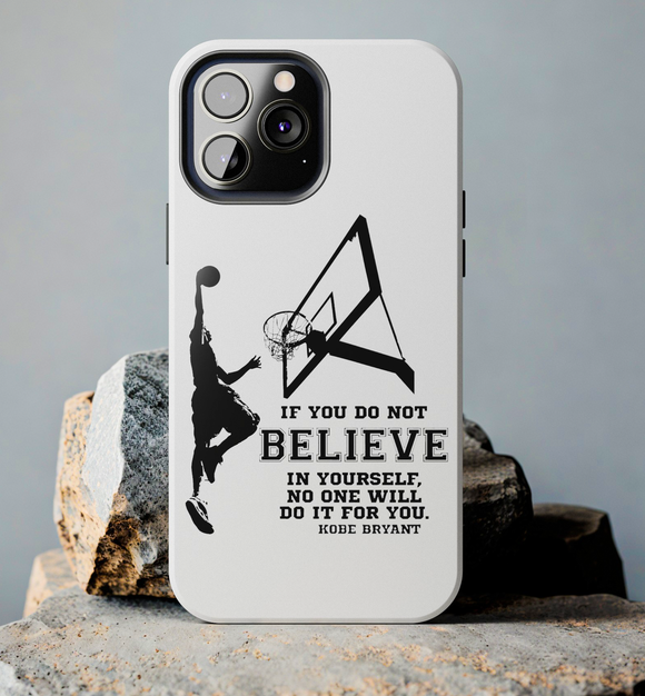 Kobe Bryant Message Tough Phone Case for iPhone 15 14 13 12 Series
