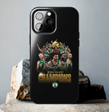 Boston Celtics 2024 World Champions Tough Phone Case for iPhone 15 14 13 12 Series