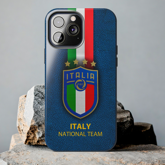 Italy National Team Tough Phone Case for iPhone 15 14 13 12 Series