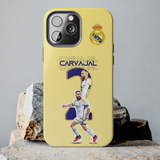 Real madrid Dani Carvajal Tough Phone Case for iPhone 15 14 13 12 Series