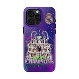 Real Madrid Wins 15th European Cup Tough Phone Case for iPhone 15 14 13 12 Series