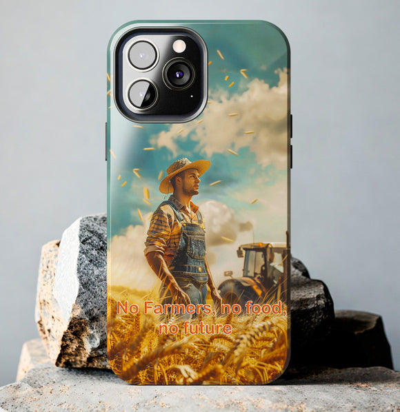 Super Tough Farmer High Quality Tough Phone Case for iPhone 15 14 13 12 Series