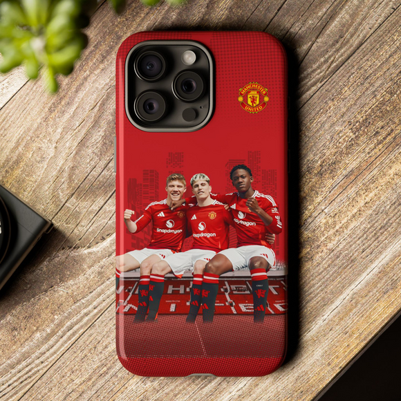 Manchester United's Bright Future Phone Case for iPhone 15 14 13 12 Series