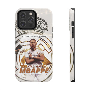 Brand New Real Madrid Kylian Mbappé Tough Phone Case for iPhone 15 14 13 12 Series