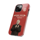 Sir Alex Ferguson 26 Glorious Years Manchester United Tough Phone Case for iPhone 15 14 13 12 Series