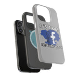 #DeleteFacebook Hashtag MagSafe Tough Cases for iPhone 15 14 13 Series