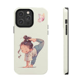 New Super Tough Stretch It Out Yoga High Quality Meditation Tough Phone Case for iPhone 15 14 13 12 Series