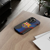 FC Barcelona Crest Phone Case - Tough Protective Soccer iPhone Cover