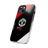Manchester United Tough Phone Case — 'We Are United' Bold Red & Black Protective Cover for iPhone 18 17 16 15 14 13 Series
