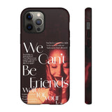 Ariana Grande We Can't Be Friends Luxury Tough Phone Case for iPhone 15 14 13 12 Series
