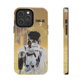 Real Madrid Vinicius Junior Tough Phone Case for iPhone 15 14 13 12 Series