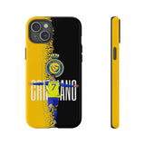 Al Nassr Cristiano Ronaldo Touch Phone Case for iPhone 16 15 14 13 Series