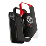 Manchester United Tough Phone Case — 'We Are United' Bold Red & Black Protective Cover for iPhone 18 17 16 15 14 13 Series
