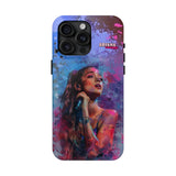 AI 3D Art Portrait of Ariana Grande Tough Phone Case for iPhone 15 14 13 12 Series