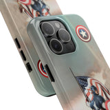 Luxury Super Tough Captain America With Shield High Quality Tough Phone Case for iPhone 15 14 13 12 Series