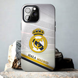 Real Madrid "Hala Madrid" Tough Phone Case for iPhone 15 14 13 12 Series