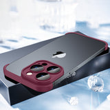 Top Bottom Borders Bumper Glass Lens Protective Case For iPhone 15 14 13 Series