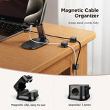 Magnetic Cable Organizer Clips Under Desk