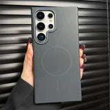 Shockproof Hard Cover Magsafe Magnetic Wireless Charge Matte Case For Samsung Galaxy S25 S24 S23 S22 S21 Note 20 Series