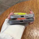 Hard Bumper Matte Anti-slip Wristband Holder Phone Case for iPhone 16 15 14 13 Series