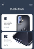 Magnetic Shockproof Full Coverage with Lens Protect Phone Case for iPhone 16 15 14 13 Series