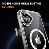 New Design Ultra Thin Clear Magnetic Camera Lens Protection Case for iPhone 16 5 14 13 Series