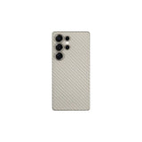 2025 Luxury Air Carbons Fiber Pattern Slim Anti-Fingerprints Camera Holes Protection Case For Samsung S25 Series