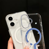 Ultra Slim Magsafe Transparent Hard PC Case for iPhone 16 15 14 13 Series