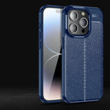 Shockproof Phone Bumper Soft TPU Leather Phone Case For iPhone 16 Series