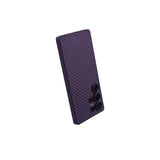 2025 Luxury Air Carbons Fiber Pattern Slim Anti-Fingerprints Camera Holes Protection Case For Samsung S25 Series