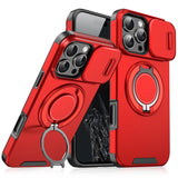 Armor Slide Camera Protection Magsafe Magnetic Wireless Charging Case For iPhone 16 15 14 13 Series