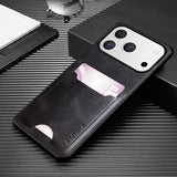 Brand New Card Holder Wallet Back PU Leather Case For IPhone 17 Series