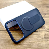 Magsafe Wireless Charging With Stand Shockproof Armor Matte Case For iPhone 17 16 15 14 13 Series