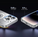 Magnetic Clear Armor Shield Anti-fall Protection for iPhone 16 Series