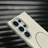 Shockproof Hard Cover Magsafe Magnetic Wireless Charge Matte Case For Samsung Galaxy S25 S24 S23 S22 S21 Note 20 Series