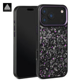 Forged Carbon Fiber Magsafe Metal Camera Lens and Buttons Magnetic Phone Case for iPhone 17 Series