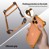 Minimalist Metal Support Wireless Charging Ultra-thin Phone Case for iPhone 17 Series