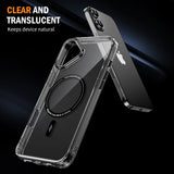 New Design Ultra Thin Clear Magnetic Camera Lens Protection Case for iPhone 16 5 14 13 Series