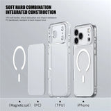 Luxury Clear Shockproof Magsafe Magnetic Wireless Charging Hard Back Cover Case For iPhone 17 Series