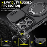 Armor Slide Camera Protection Magsafe Magnetic Wireless Charging Case For iPhone 16 15 14 13 Series