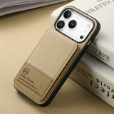 Luxury Leather Card RFID Coque For iPhone 17 Series