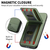 Luxury Leather Card RFID Coque For iPhone 17 Series