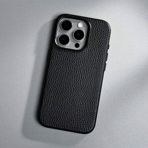 Luxury MagSafe Leather With Alloy Lens Protective Phone Case For iPhone 16 15 14 Series