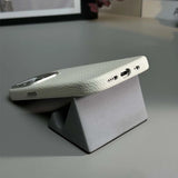 Luxury MagSafe Leather With Alloy Lens Protective Phone Case For iPhone 16 15 14 Series