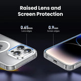 Magnetic Clear Armor Shield Anti-fall Protection for iPhone 16 Series