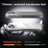 Crystal Transparent No Yellowing Lens Protection Shockproof Case For iPhone 17 16 15 Series