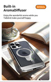 Aromatherapy Aluminum Alloy Magsafe Phone Case For iPhone 15 14 13 12 Series