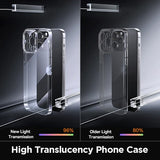 Crystal Transparent No Yellowing Lens Protection Shockproof Case For iPhone 17 16 15 Series